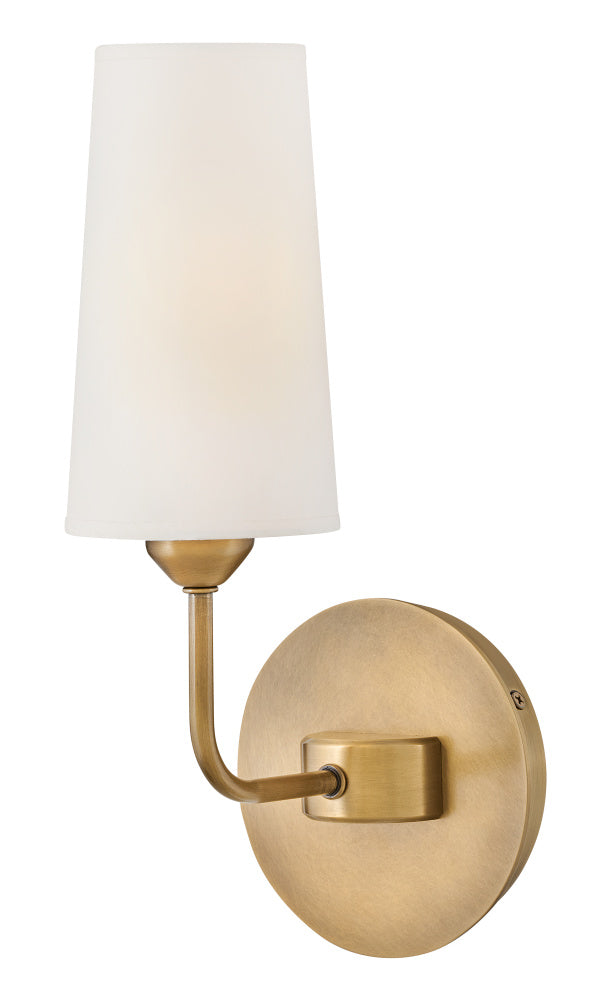 Medium Single Light Sconce - Brass