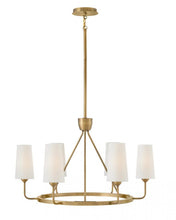 Load image into Gallery viewer, Medium Single Tier Chandelier - Brass