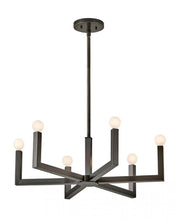 Load image into Gallery viewer, Medium Single Tier Chandelier - Black