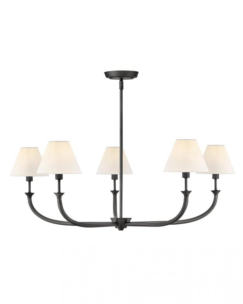 Large Formal Chandelier - Combination Finishes