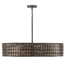 Load image into Gallery viewer, 4-Light Medallion Chandelier in Dark Brass