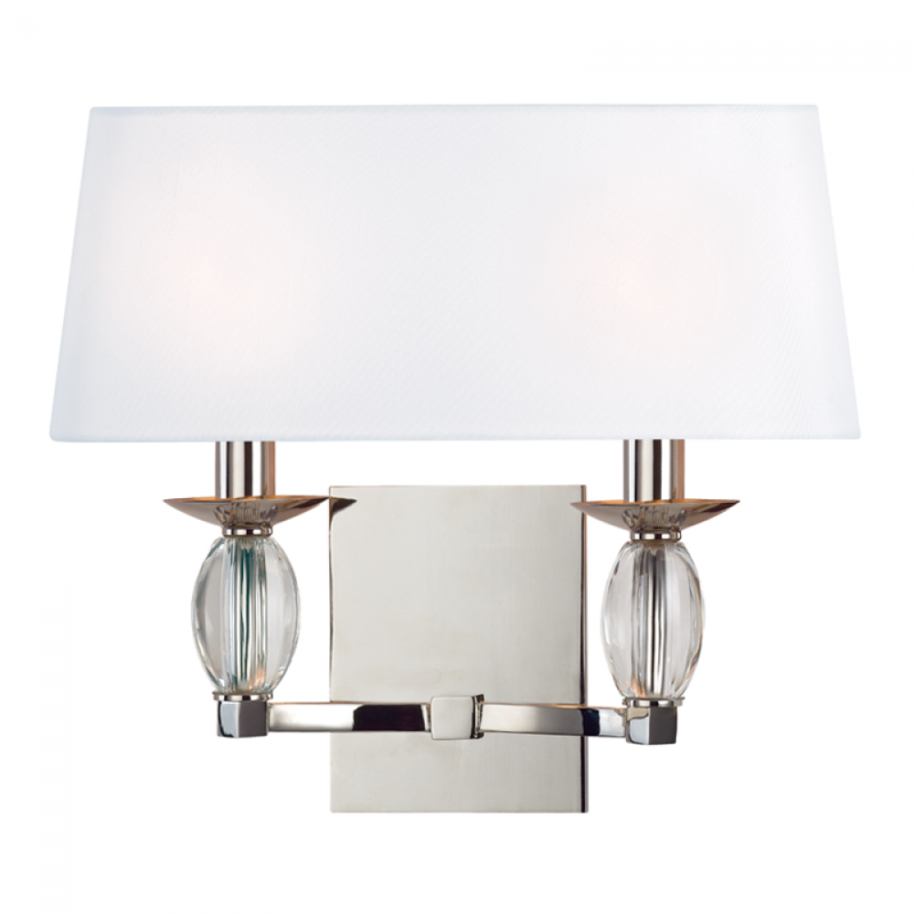 2 LIGHT WALL SCONCE