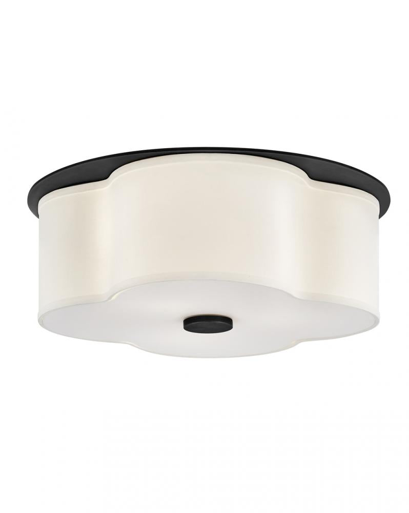 Medium Flush Mount - Black