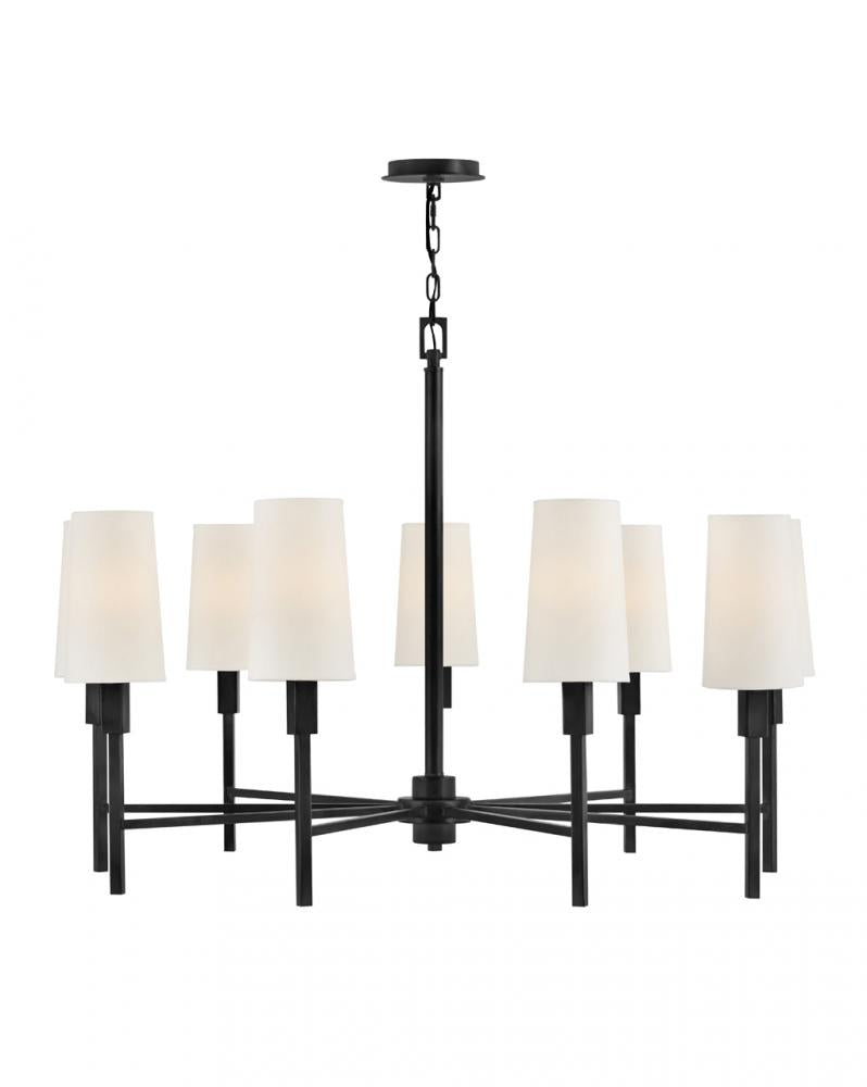 Large Chandelier - Black