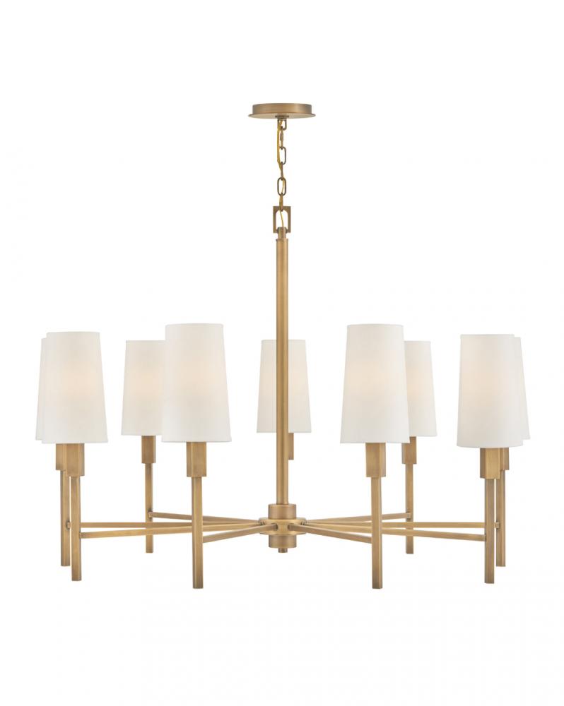 Large Chandelier - Brass