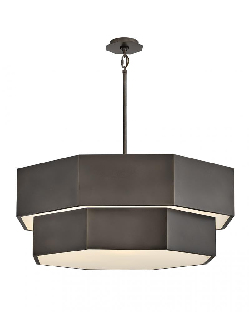 Medium Convertible Chandelier - Black