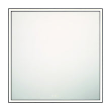 Load image into Gallery viewer, Nixon 36" LED Square Mirror In Black