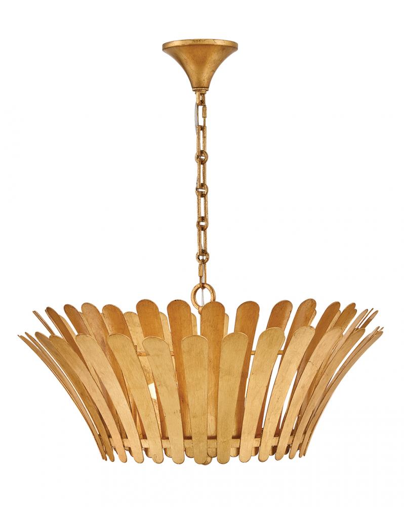 Medium Tapered Chandelier - Brass