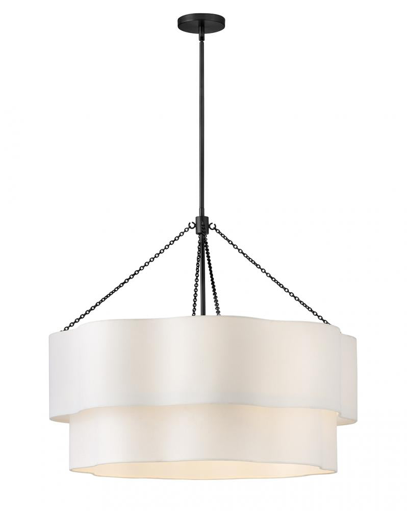 Medium Drum Chandelier - Black