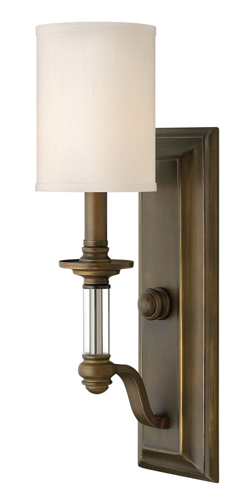 Medium Single Light Sconce - Bronze