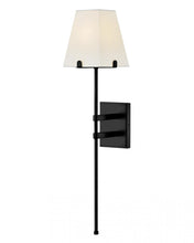 Load image into Gallery viewer, Large Single Light Sconce - Black