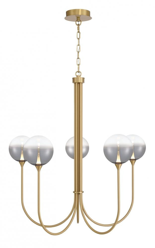 Iissa-Chandelier-5Lt-34In-GD-Sk