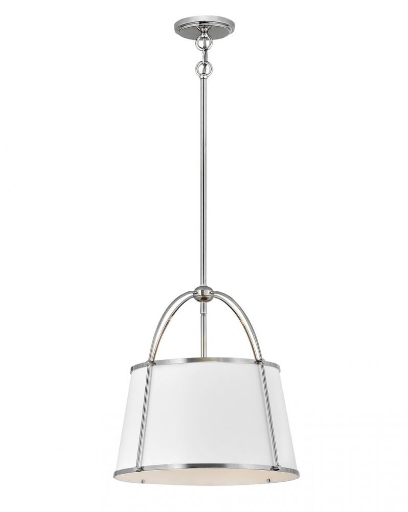 Large Drum Pendant - Nickel