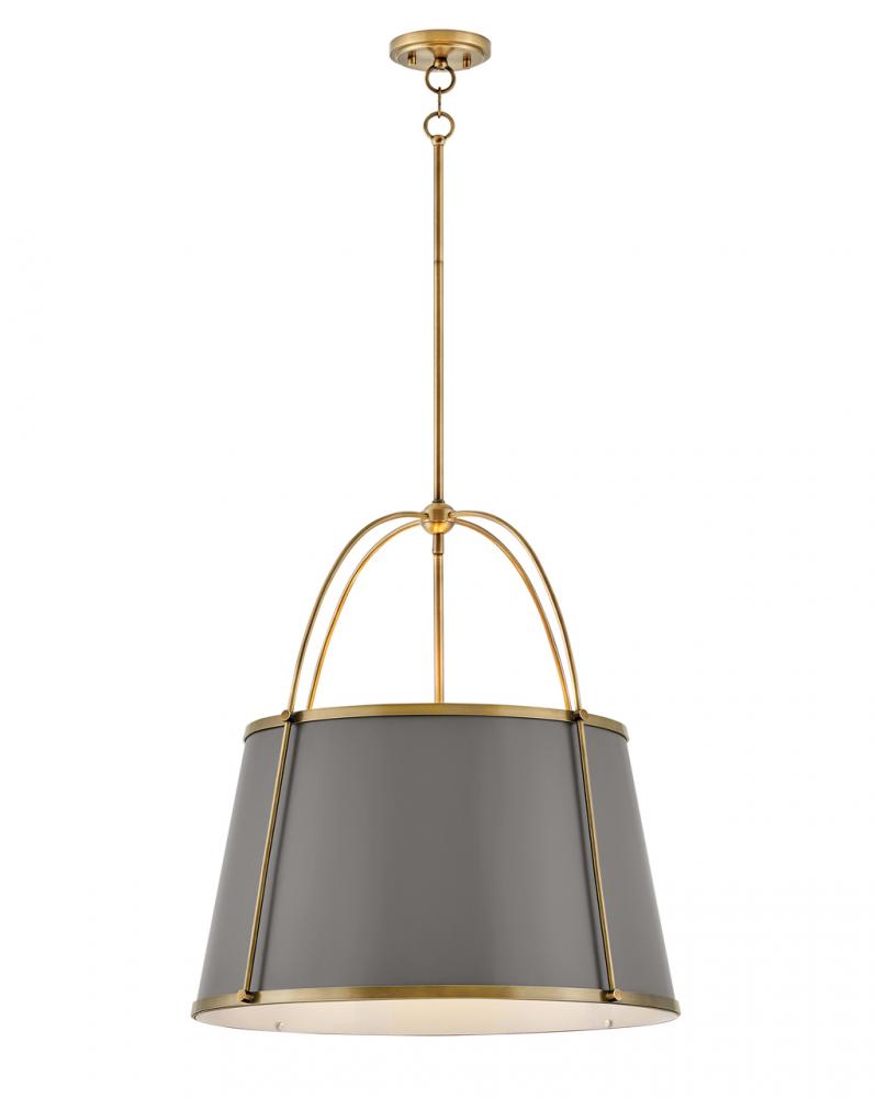 Medium Drum Chandelier - Brass