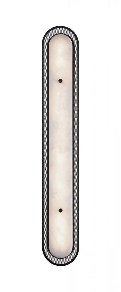 Tramore-Wall Sconce-38In-BK-Alb