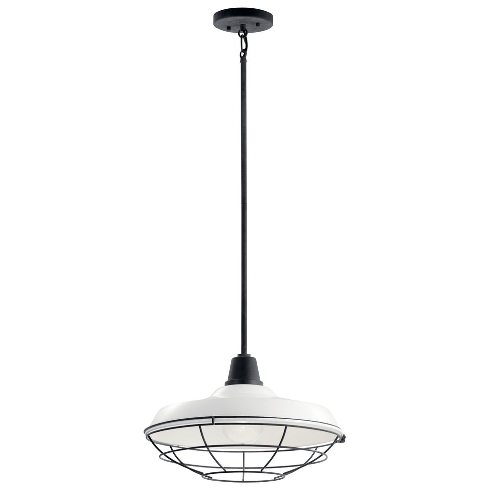 Pier??1 Light 16" Convertible Pendant White