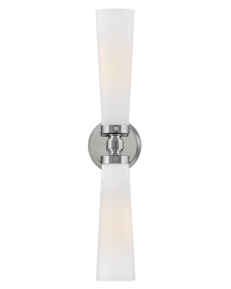 Medium Two Light Vanity - Nickel