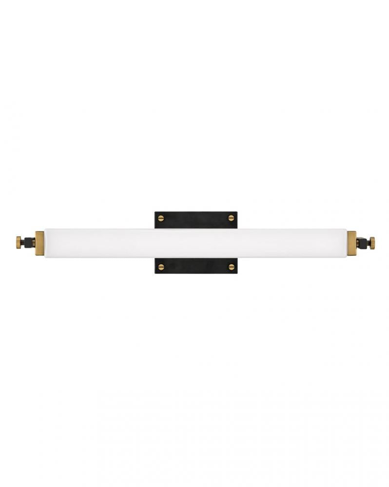Medium LED Sconce - Black|Brass
