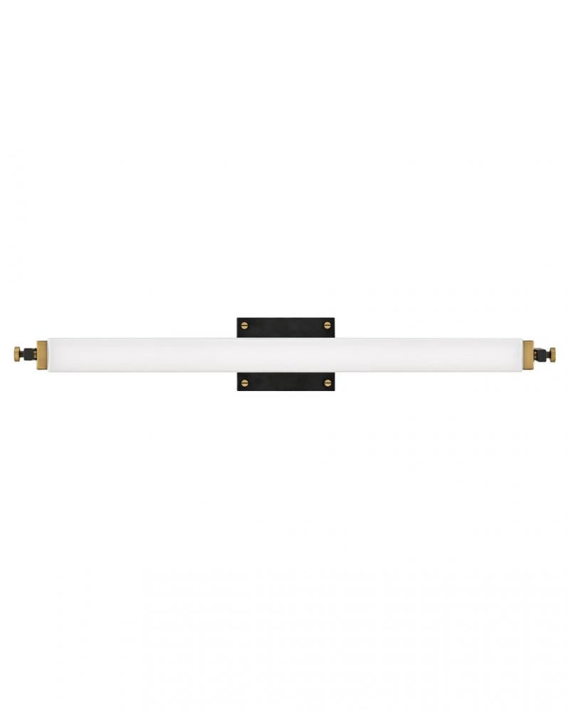 Large LED Vanity - Black|Brass