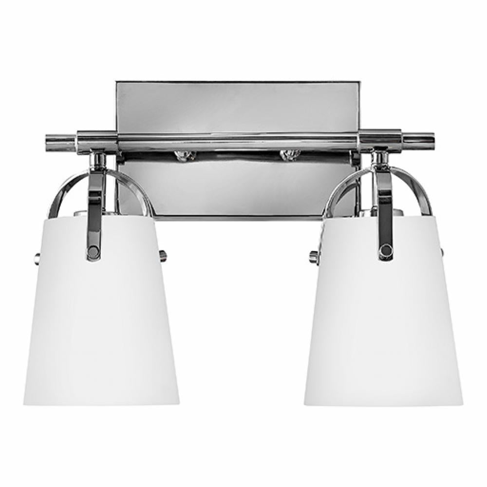 Small Two Light Vanity - Chrome