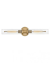 Load image into Gallery viewer, Large Two Light Vanity - Brass