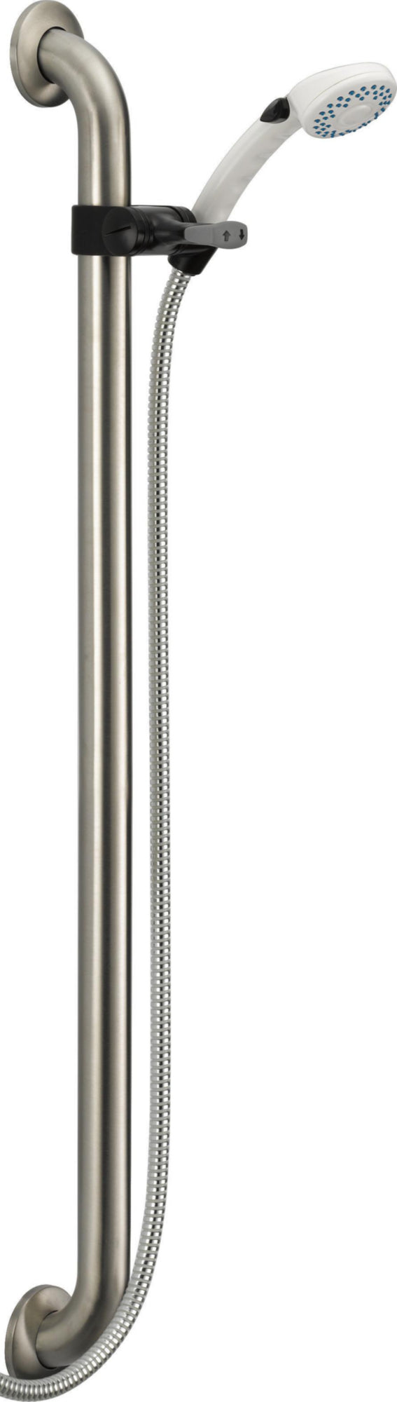 PB PAUSE HAND SHR W/ 36" WALL GB, SLIDE, 60" EXTENDIBLE HOSE
