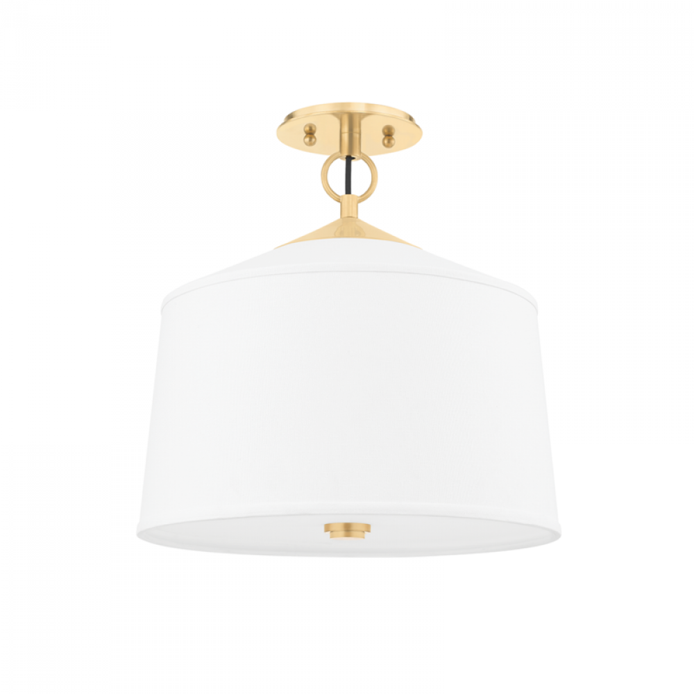 White Plains Semi Flush