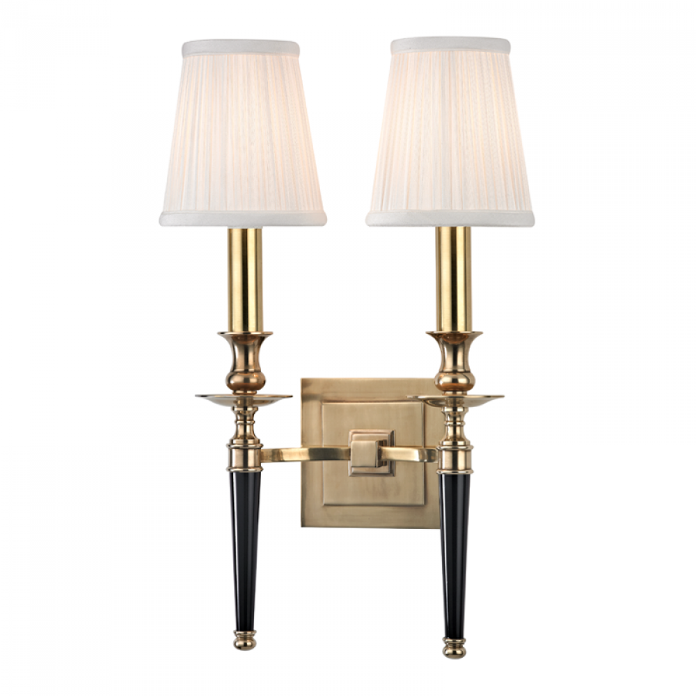 2 LIGHT WALL SCONCE