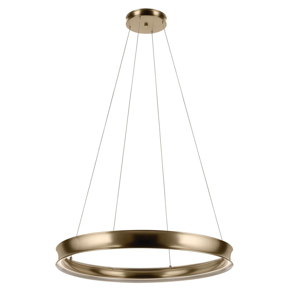Larousse 39.5 Inch LED Chandelier in Champagne Bronze