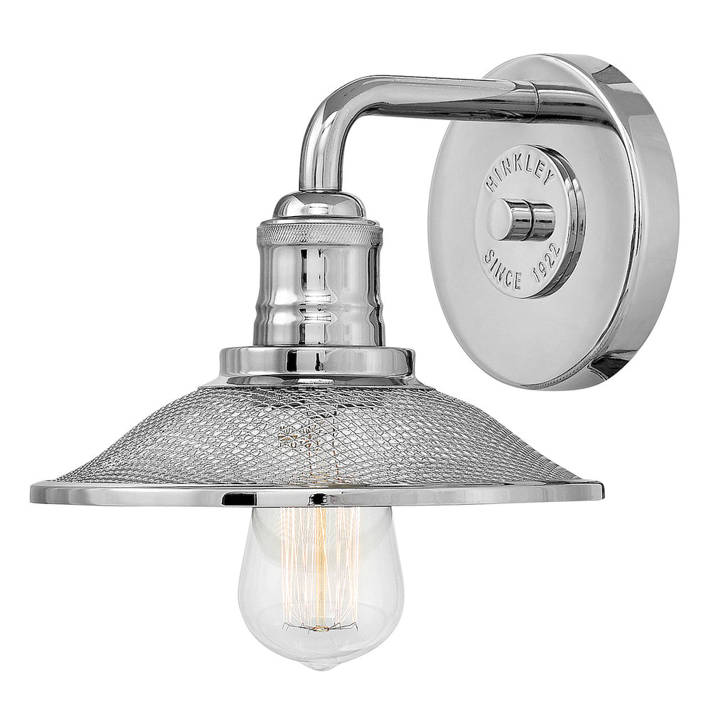 Small Single Light Vanity - Polished Nickel