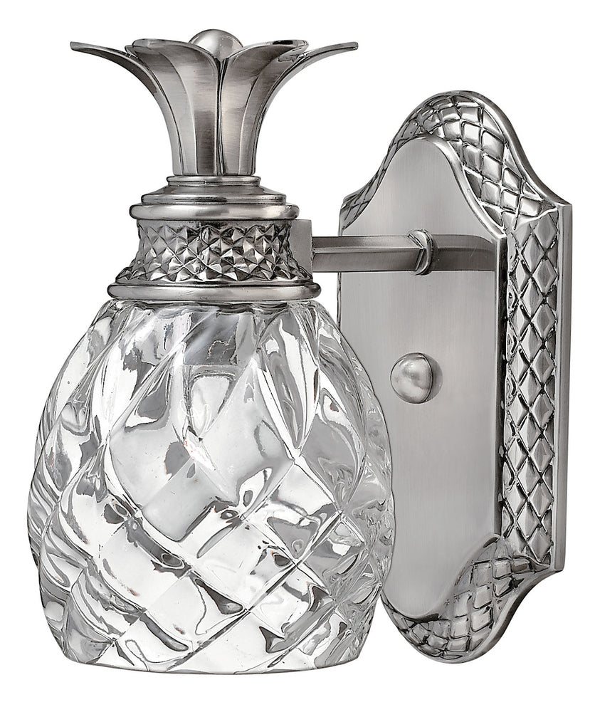 Small Single Light Vanity - Nickel