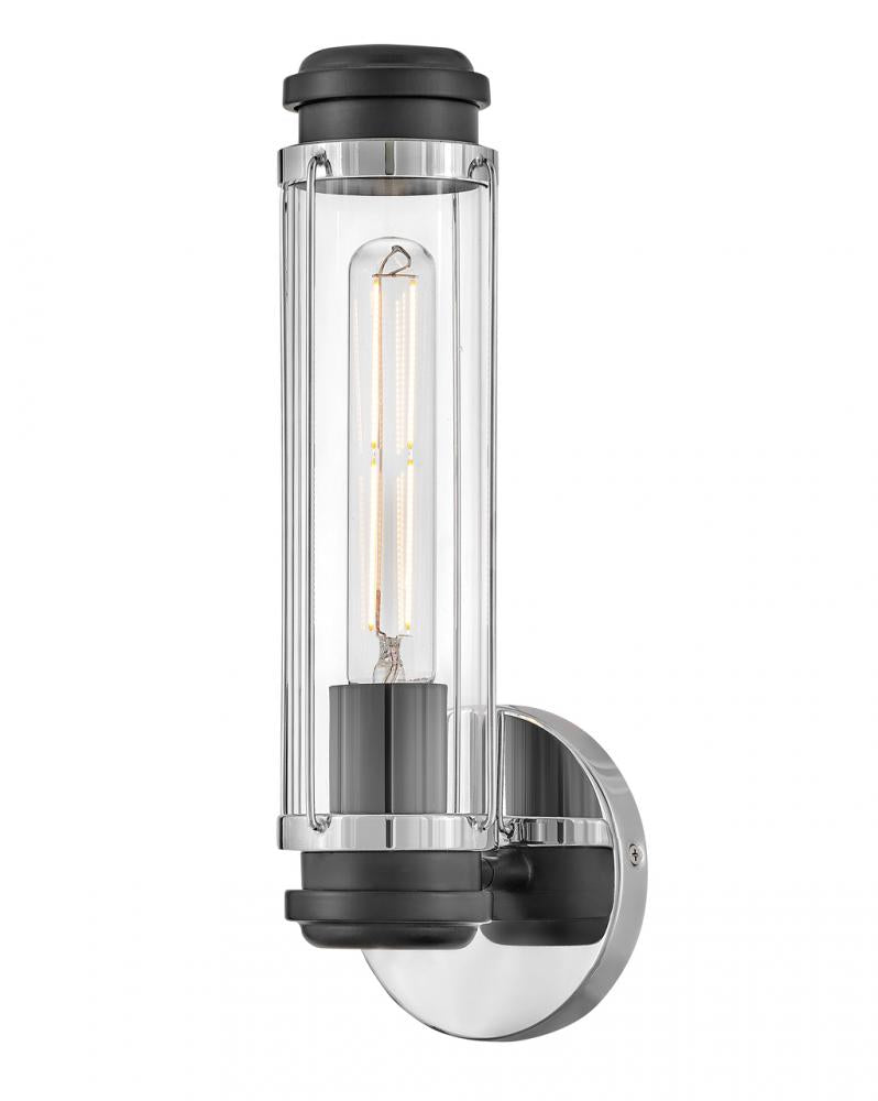 Medium Single Light Vanity - Chrome