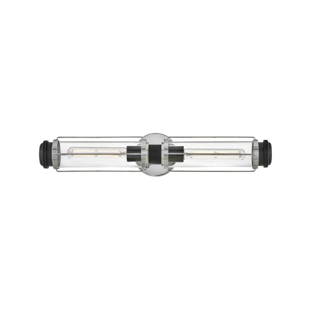 Small Two Light Vanity - Chrome