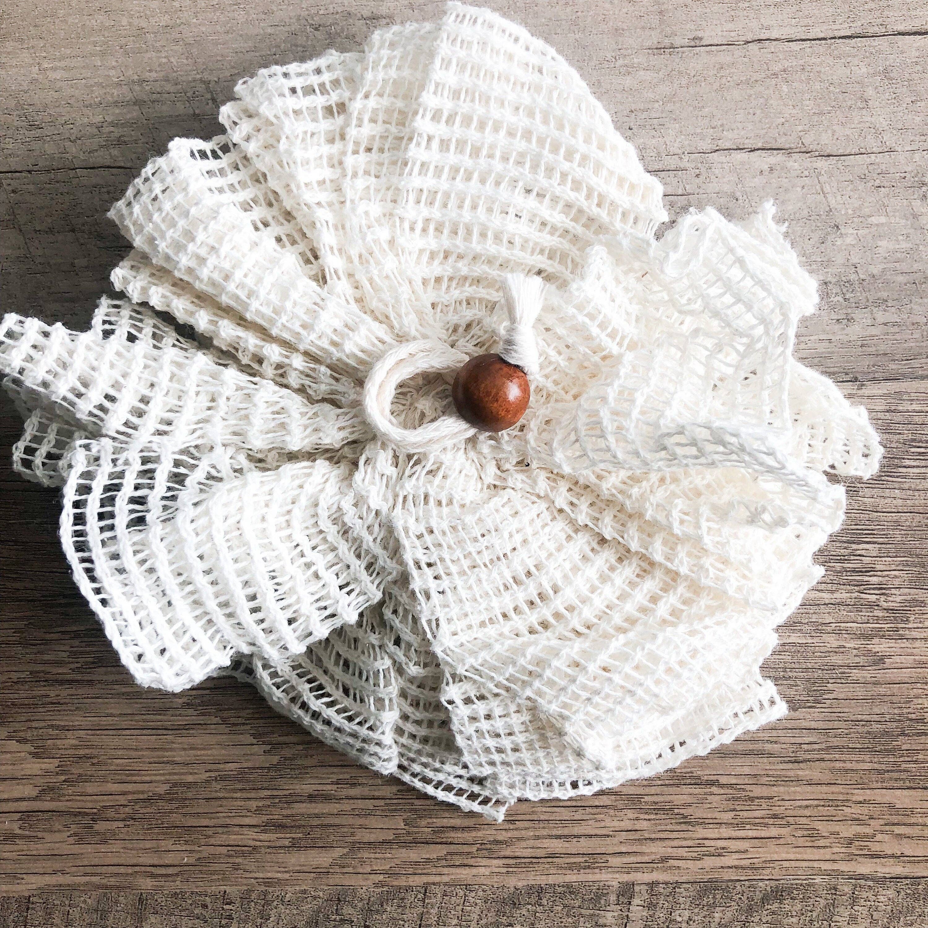 Natural Organic Ramie Bath Sponge - Plastic Free