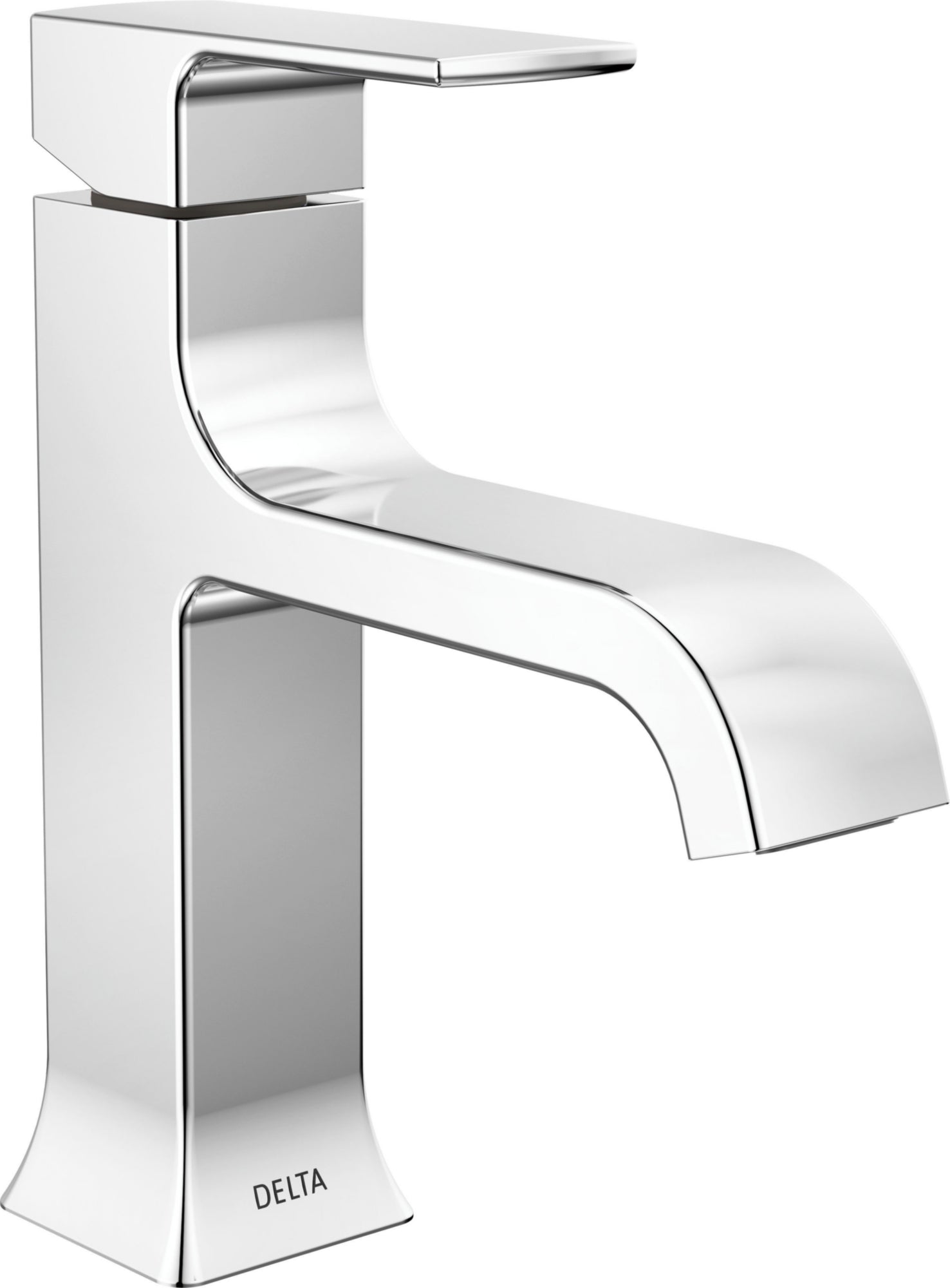 SINGLE HANDLE BATHROOM FAUCET CURVED SPO
