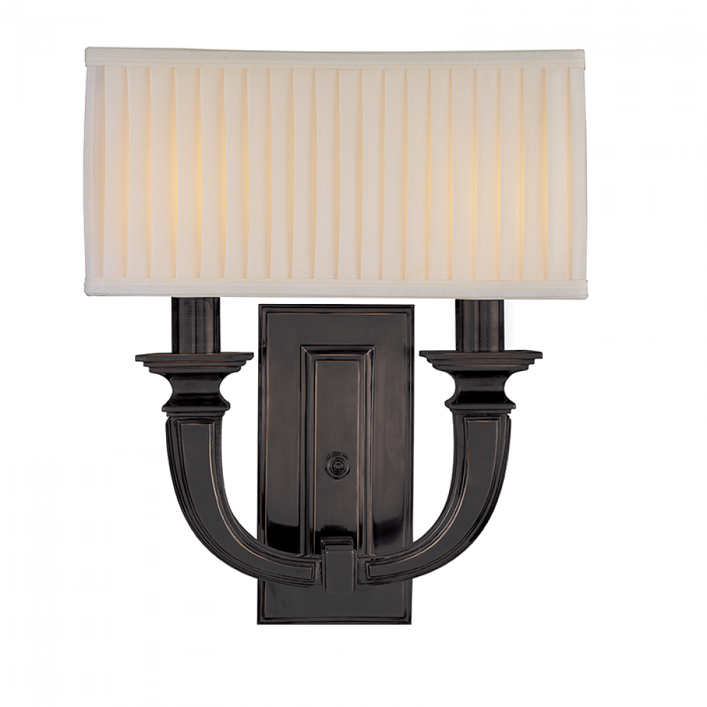 2 LIGHT WALL SCONCE