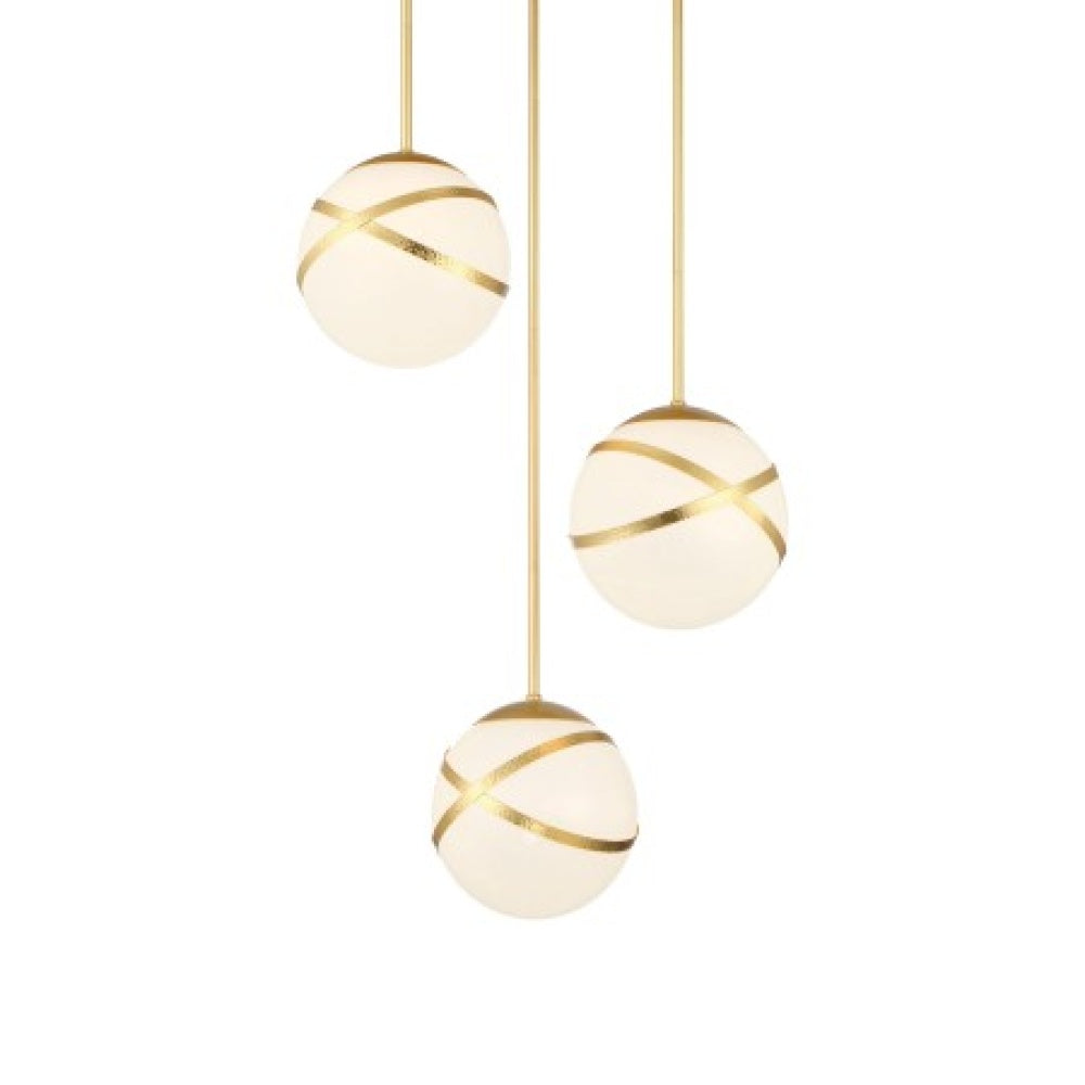 Batignolles ?????3 Light Pan Pendant, a Robin Baron Design