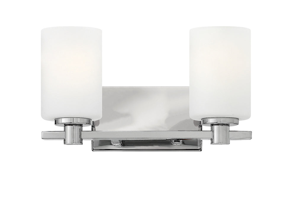 Small Two Light Vanity - Chrome
