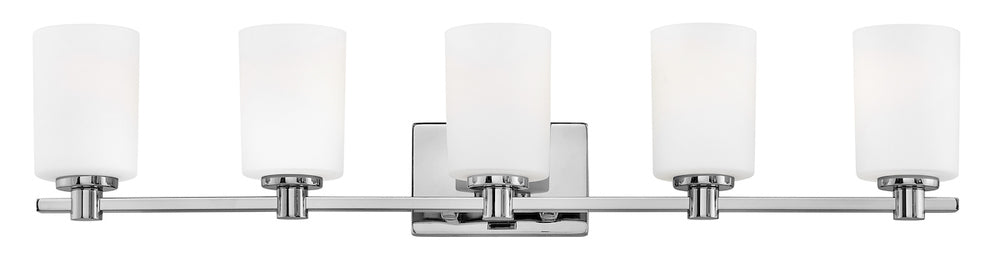 Extra Large Five Light Vanity - Chrome