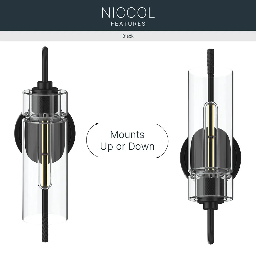 Niccol Wall Sconce (4 Finishes)