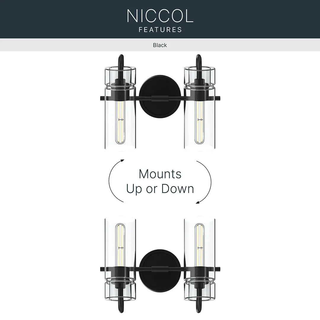 Niccol Vanity Light (4 Finishes)