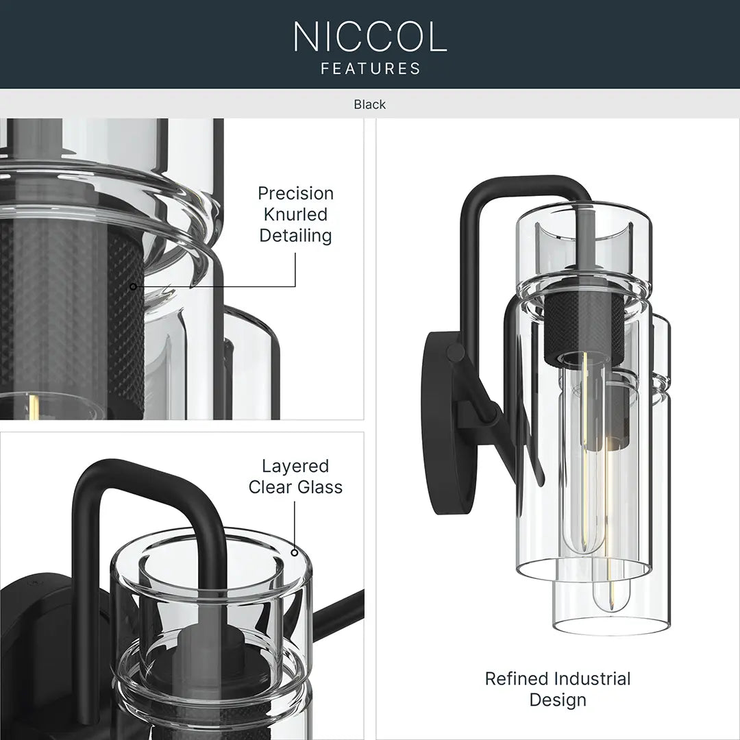 Niccol Vanity Light (4 Finishes)