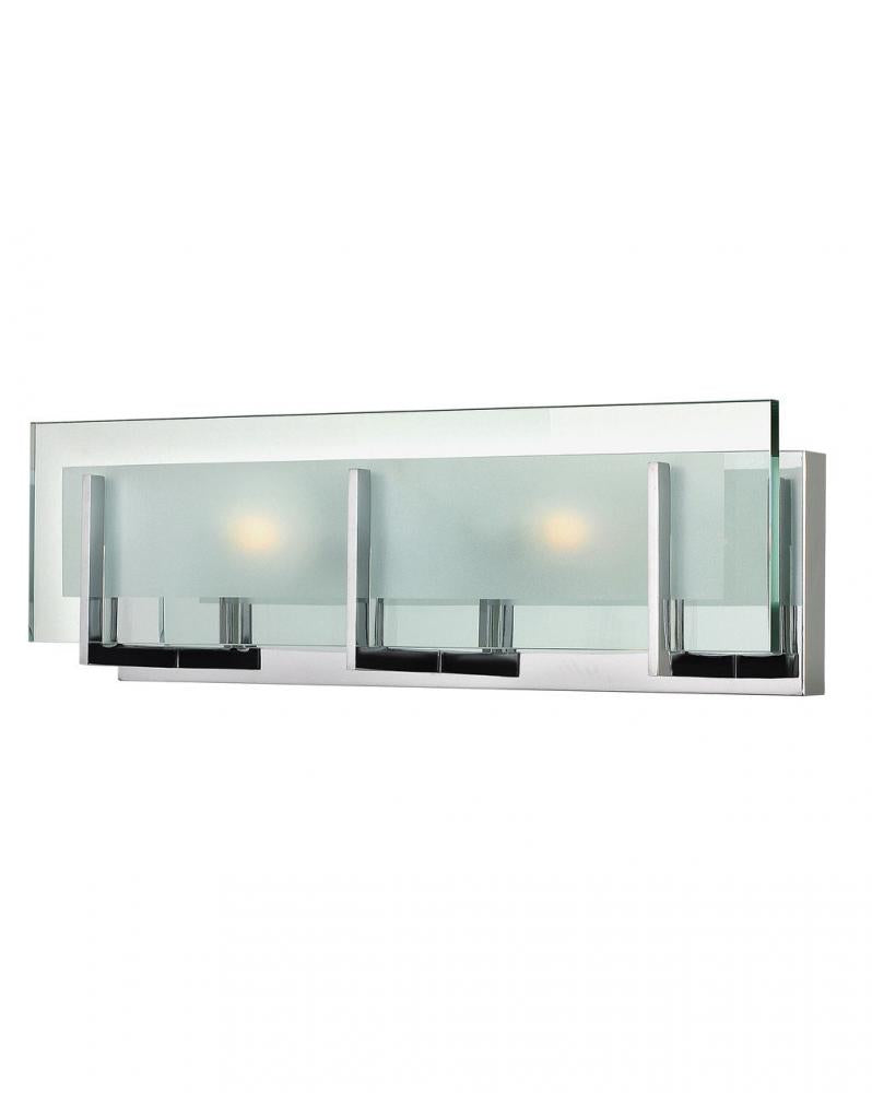 Small Two Light Vanity - Chrome