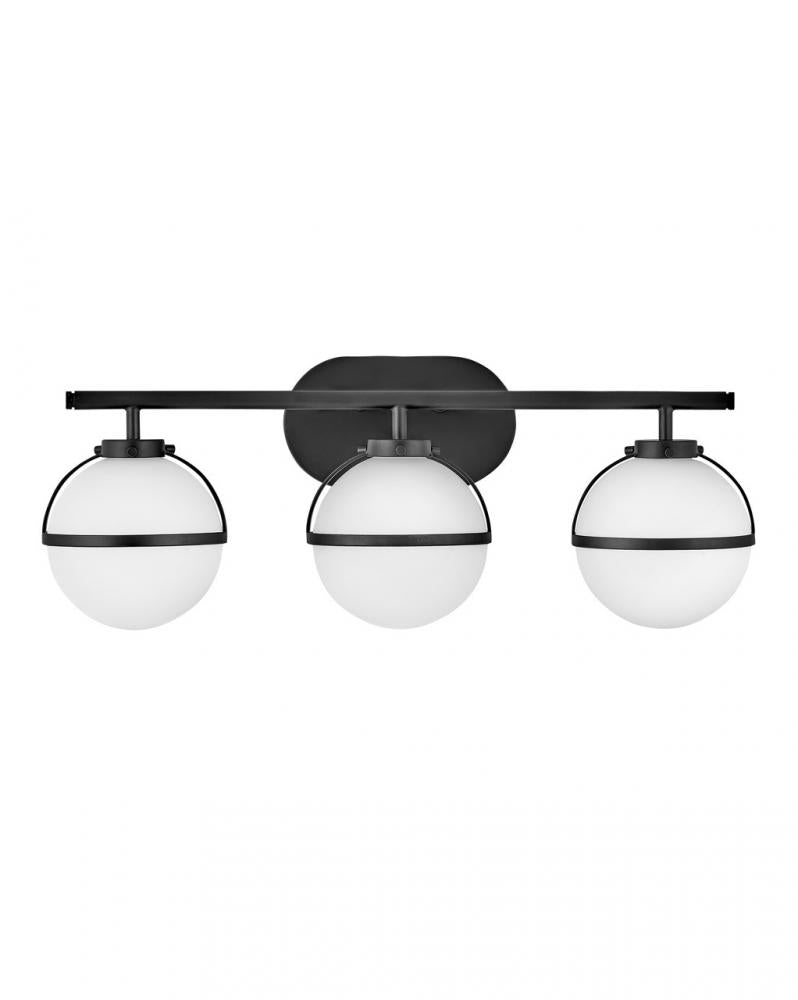 Medium Three Light Vanity - Black