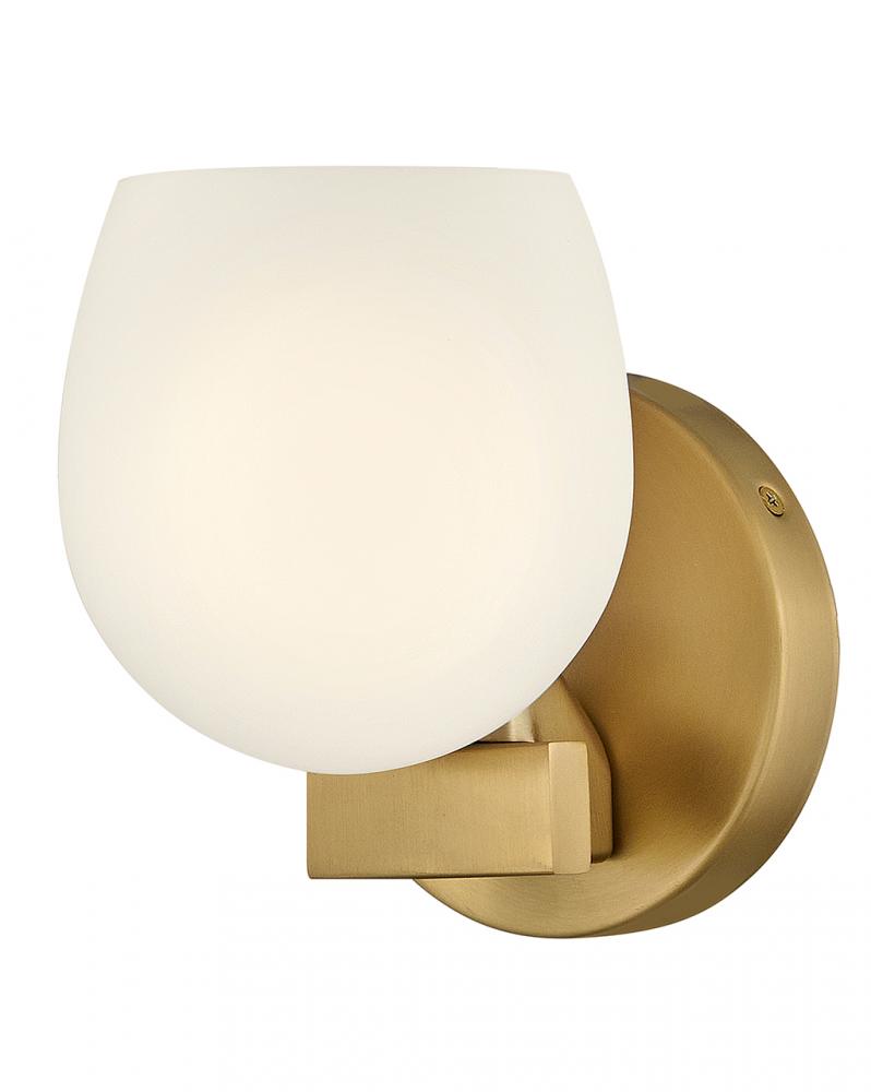 Small Single Light Sconce - Brass