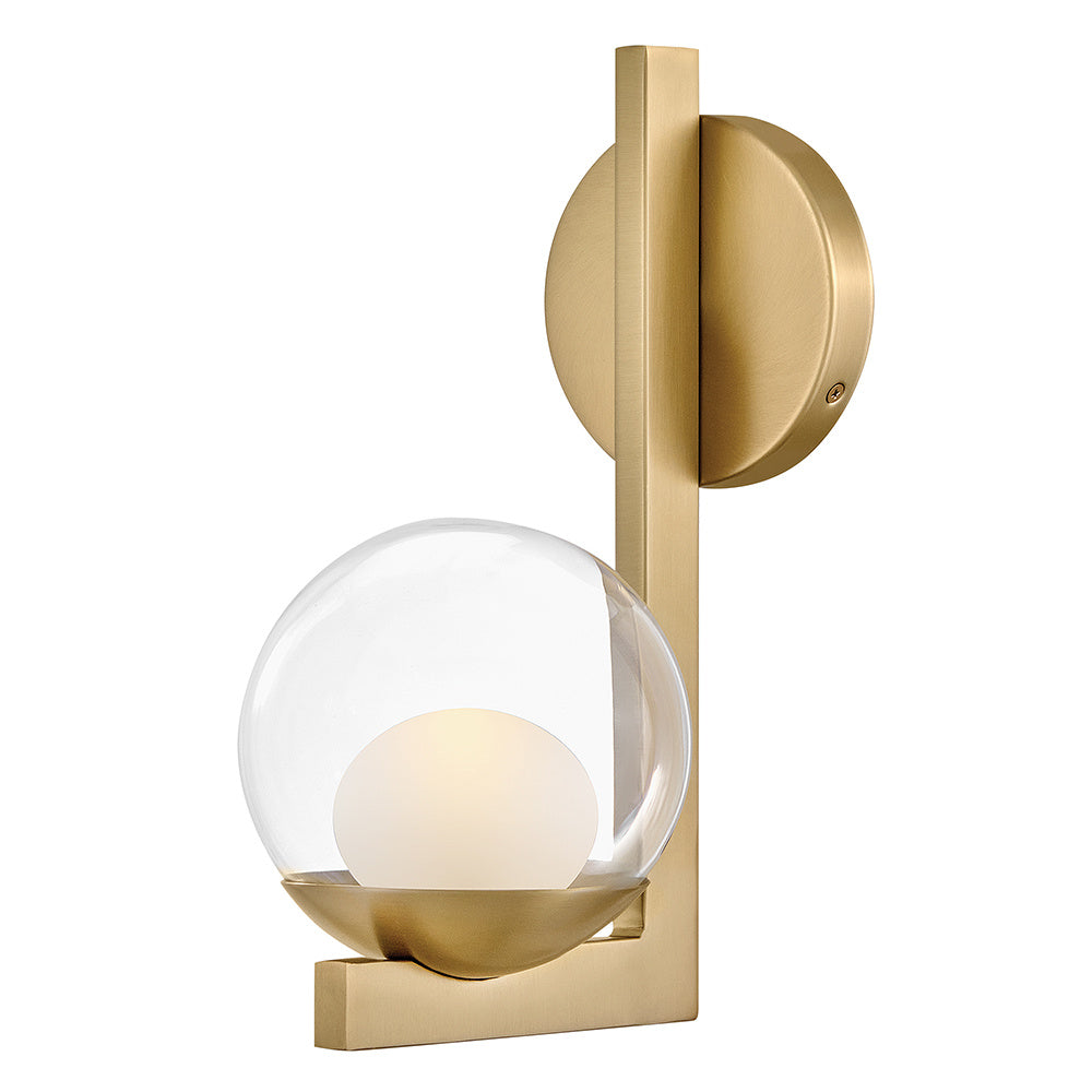 Medium Single Light Sconce - Brass