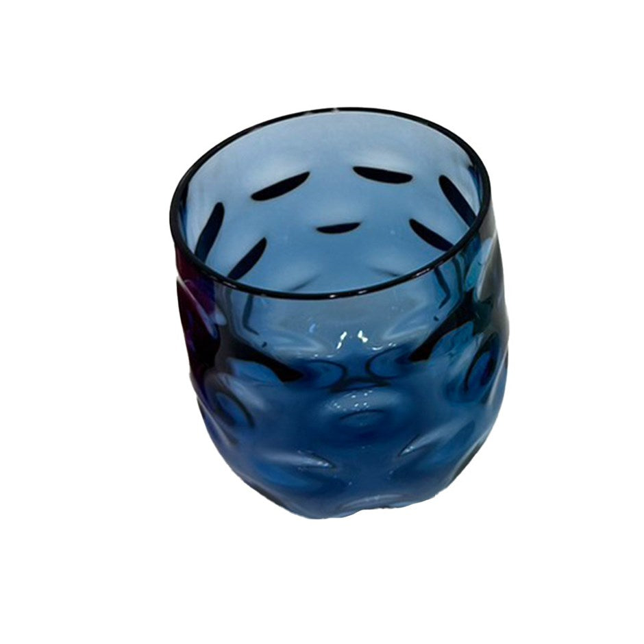 Acrylic Bubble Tumbler Dark Blue