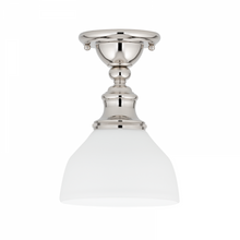 Load image into Gallery viewer, 1 LIGHT SEMI FLUSH