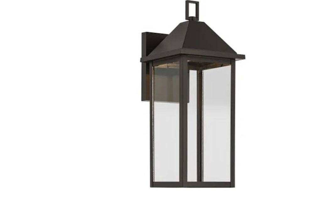Prin 16.75 Inch 1 Light Outdoor DarkSky Wall Light with Clear Glass in Olde Bronze