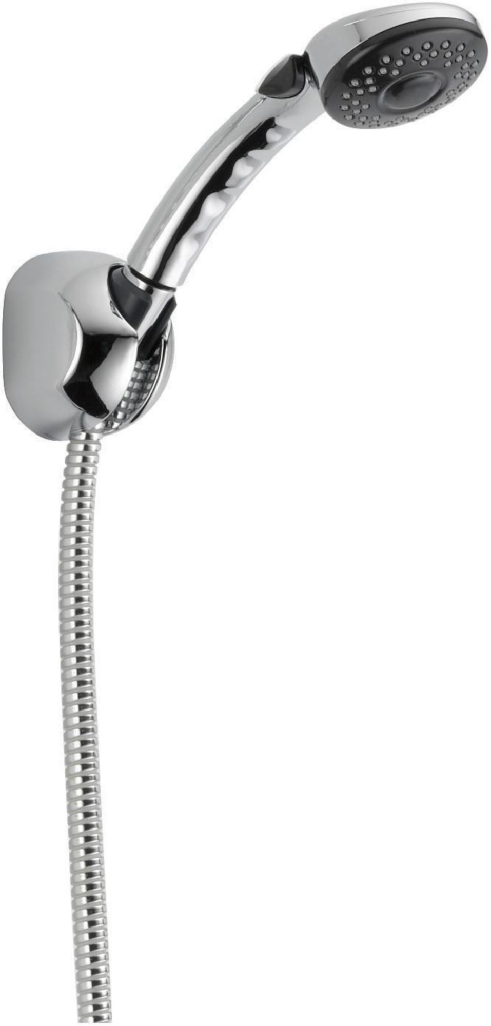 PUSH BUTTON PAUSE HAND SHR WITH TAPERED WALL MOUNT, 60" HOSE